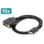 ASSMANN AK-990900-020-S DIGITUS DisplayPort - DVI Adapterkabel, 10er Pack 