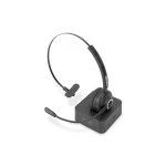 Digitus DA-12211 On Ear Bluetooth Headset mit Docking Station 