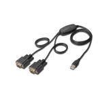 Digitus DA-70158 USB 2.0 zu 2x RS232-Kabel 