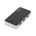 Digitus DA-70231 USB 3.0 Hub, 4-Port schwarz 