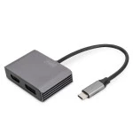 Digitus DA-70826 USB Type-C 4K 2in1 DisplayPort + HDMI Grafik-Adapter 