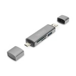 Digitus DA-70886 Dualer Kartenlesegerät Hub USB-C™ / USB 3.0, OTG 