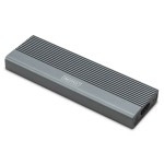Digitus DA-71154 USB M.2 Festplattengehäuse, SSD, extern, SATA, 6Gbps, USB 3.1 Gen2, Aluminium, werkzeugfrei 