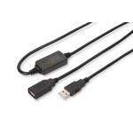 Digitus DA-73101 Aktives USB 2.0 Verlängerungskabel, 15 m 