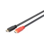 Digitus DB-330118-100-S HDMI High Speed Anschlusskabel mit Ethernet und Signalverstärker 10 Meter 