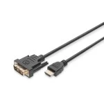 Digitus DB-330300-030-S HDMI Adapter- / Konverterkabel HDMI auf DVI-D 3 Meter 