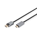 Digitus DB-340202-010-S 4K DisplayPort Adapterkabel DP HDMI Typ A 1 Meter 