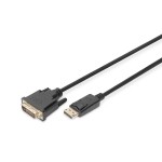 Digitus DB-340301-020-S DisplayPort Adapterkabel DP auf DVI-D 2 Meter 