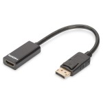 Digitus DB-340400-001-S DisplayPort Adapter / Konverter, DP - HDMI 