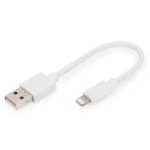 Digitus DB-600106-001-W Lightning auf USB A Daten-/Ladekabel MFI zertifiziert 