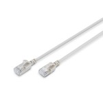 Digitus DK-1632-A-010S CAT 6A F-FTP Slim Patchkabel, 1m, Grau 