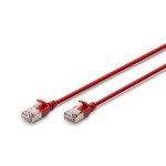 Digitus DK-1632-A-030S-R CAT 6A F-FTP Slim Patchkabel, 3m, Rot 