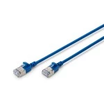 Digitus DK-1632-A-050S-B CAT 6A F-FTP Slim Patchkabel, 5m, Blau 