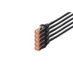 Digitus DK-1644-100-BL-5 CAT 6 S/FTP Patchkabel, 5 Stück 