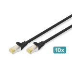 ASSMANN DK-1644-A-010-BL-10 DIGITUS CAT 6A S/FTP Patchkabel, 10 Stück 