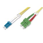 Digitus DK-292SCA3LC-01 Fiber Optic Singlemode Patchkabel SC ( APC ) zu LC ( PC ) 