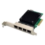 Digitus DN-10136 4-Port 2,5 Gigabit Ethernet Netzwerkkarte, RJ45, PCI Express, Realtek Chipsatz 