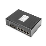 Digitus DN-651106 Industrial 4-Port Gigabit Switch Unmanaged 2 Uplinks 