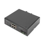 Digitus DN-651109 Industrial 4-Port Gigabit PoE Switch Unmanaged 2 Uplinks 