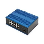 Digitus DN-651136 8-port 10/100/1000BASE-TX+1000Base-FX Industrial Ethernet Switch 