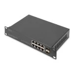 Digitus DN-80119 8-Port Gigabit Switch 10-Zoll Unmanaged 2 Uplinks 