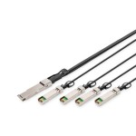Digitus DN-81321 40G QSFP+ to 4XSFP+ Direct Attach Kabel 1m 