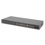 Digitus DN-95348-1 24-Port Gigabit + 2-Port Gigabit SFP Multi-Mode Unmanaged PoE Switch 