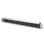 Digitus DN-95430 Steckdosenleiste mit Aluminiumprofil 9-fach IEC C20 Eingang 