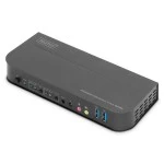 Digitus DS-12850 KVM-Switch 2-Port 4K60Hz 2 x DP in 1 x DP/HDMI out 