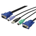 Digitus DS-19232 KVM-Kabel USB für KVM-Konsolen 3 Meter 