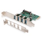 Digitus DS-30221-1 4-Port USB 3.0 PCI Express-Karte 