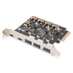 Digitus DS-30222 PCIe Karte 2x USB-C + 3x USB A 