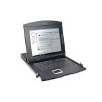 Digitus DS-72210-1US 17 LCD KVM-Konsole, 1-Port VGA, US-Tastatur 