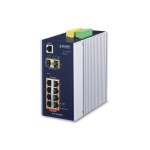Planet IGS-10020HPT Industrial 8-Port Gigabit PoE Switch Managed 2 Uplinks 