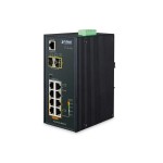 Planet IGS-4215-4P4T2S Industrial 4-Port 10/100/1000T 802.3at PoE + 4-Port 10/100/1000T + 2-Port 100/1000X SFP Managed Switch 