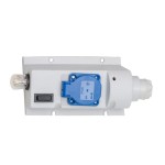 ABN 75924 Schrankbeleuchtung mit Schalter Schuko Steckdose und DII Sicherung 
