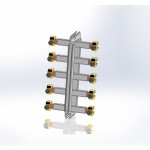 ABN GSV102N Sammelschienen-Schrankverbindersatz 40mm SS Schrank / Schrank NF/NT/NS 250A 1-polig 