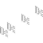 ABN MTS52603 Sammelschienen-Modul tief 5FB/2RE 60mm für CU 12x5 - 30x10mm 3-polig EBM 32mm 