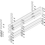 ABN MTSC33765 Sammelschienen-Modul tief 3FB/3RE 60mm mit CU 30x10mm 5-polig EBM 70mm 