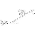 ABN MXSC31331 Sammelschienen-Modul 3FB/1RE N/PE mit CU 12x10mm 1-polig 27° hinter Profil 