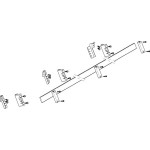 ABN MXSC41441 Sammelschienen-Modul 4FB/1RE N/PE mit CU 30x5mm 1-polig 30° Standard 
