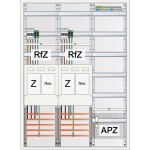 ABN S37EA222 Zählerschrank eHZ 2Z 2R 1V 1APZ sHS IP43 SK2 5-polig BxHxT 800x1100x210mm 