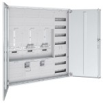 ABN S47ZR121HUL Zählerschrank 3Pkt 1Z 1PV 1R 6x40A LUX IP54 5pol BxHxT:1050x1100x210mm m,B,/m,V, 