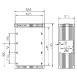 ABN SL080P KVS mit Montage platte FB2 BH5 Gr,0/845 1 Zylinder 