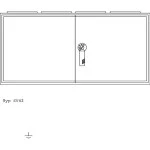 ABN SV43 Wandgehäuse geerdet IP43 BxHxT 1050x500x210mm 