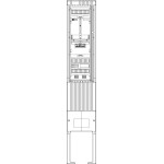 ABN SZ202ZZ1400 Zähleranschlusssäule 1 ZP 4pol HLAK 25mm² 