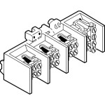 ABN XHK435-4 Hauptleitungsklemme 4-polig 4x35/2x25/4x25 mm² 