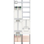 ABN Z29E924N Komplett-Zählerplatz 3Pkt HLAK EnviaM SAn 1Z 1WP 1SDE 1V4 o,SH Bestückt+Verdrahtet 5-polig 