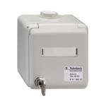 Rutenbeck 10010056 Aufputzgehäuse für Industrieeinsatz IP 44 für Rutenbeck Datenanschlussdosen lichtgrau (ähnlich RAL 7035) 