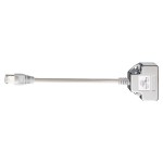 Rutenbeck 13510604 Cablesharing-Adapter Cat. 5e geschirmt 1 x 10/100 Mbit/s 1 x ISDN 